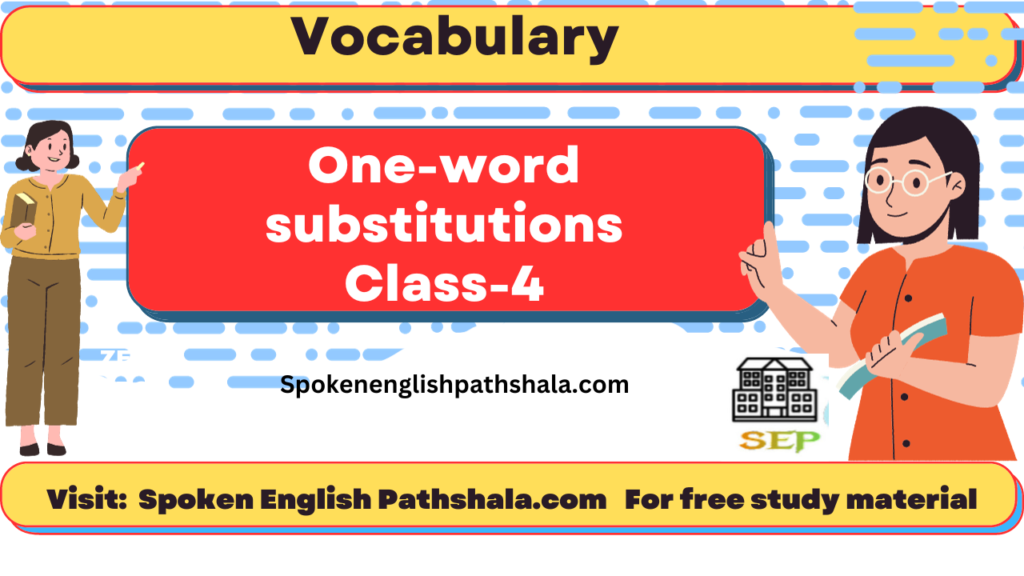 One-word substitutions along with their Hindi meanings- (Day-4)